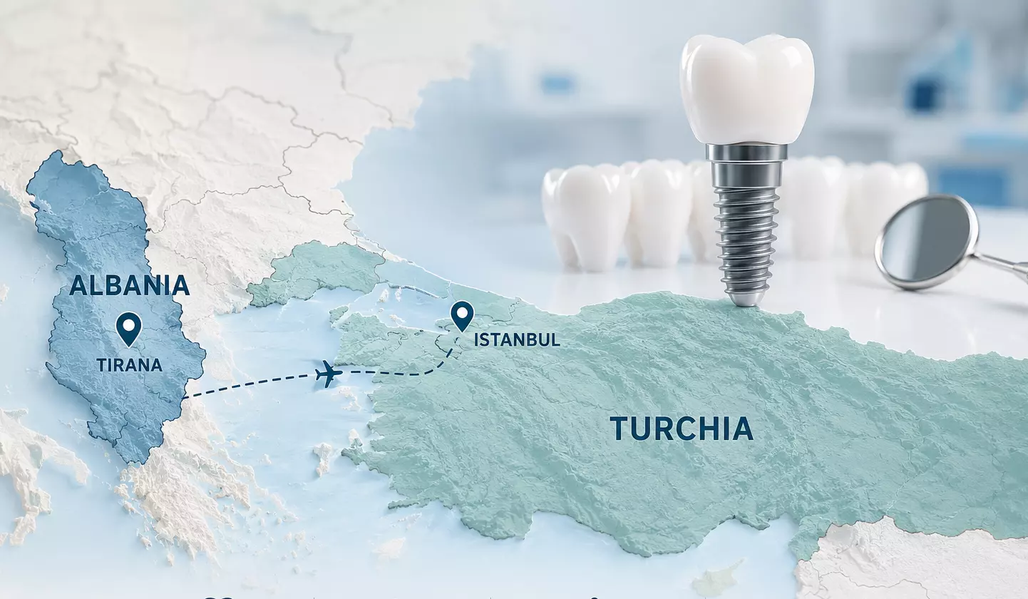 Impianti Dentali: Albania vs Turchia — Come Scegliere la Destinazione